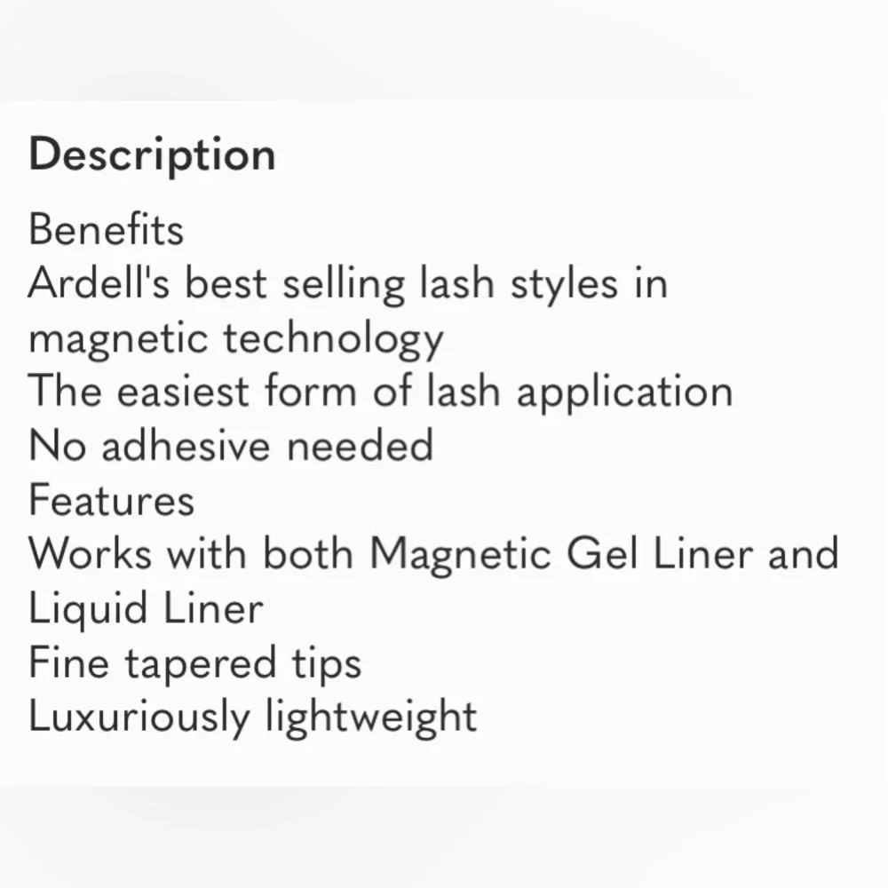 Ardell Magnetic Lashes 110 - New In Sealed Box Package - Flirty - Fresh - Easy
